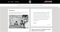 Desktop Screenshot of losdiariosdejosebono.com